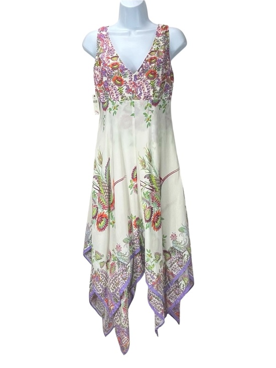 Anthropologie Dresses & Skirts - Anthropologie Women’s‎ Floral Midi Dress Size 0 Boho Viscose NWT